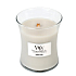 WoodWick Warme Wolle - Warme Wollduftkerze mit Holzdocht und Deckelglas Medium 275 g