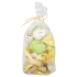 Komponenten für die Herstellung von Osterdekorationen gelbgrün, Eier, Holzschmuck 100 g