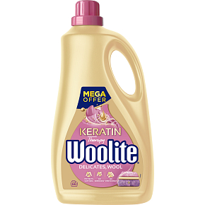 Woolite Keratin Therapy Delicate & Wool Waschgel, 3,6 l, 60 Waschladungen