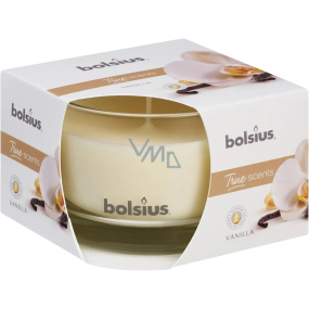 Bolsius True Scents Vanilla - Vanille-Duftkerze aus Glas 90 x 63 mm