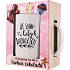 Bohemia Gifts I Dream of White Christmas Keramikbecher 350 ml + heiße Schokolade 27 g, Geschenkset