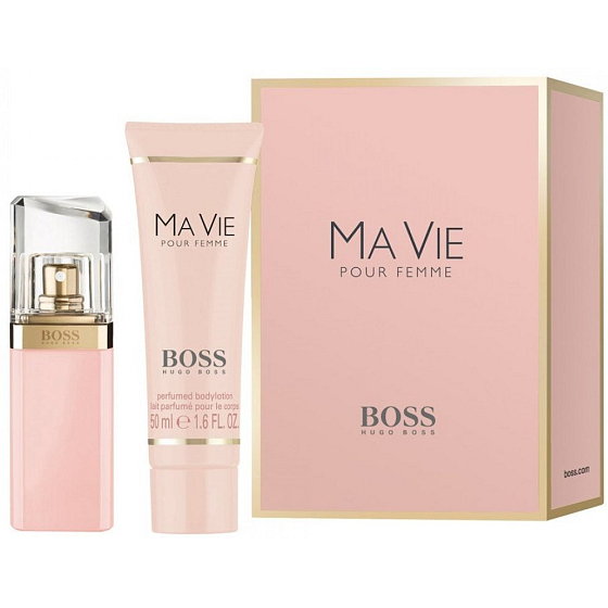 Hugo Boss Ma Vie pour Femme Eau de Parfum 30 ml + Körperlotion 50 ml, Geschenkset für Frauen