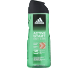 Adidas 3 Active Start Duschgel für Körper und Haare für Männer 400 ml