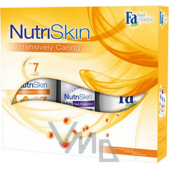 Fa NutriSkin Intensive Care Duschgel 250 ml + Deodorant Spray 150 ml + Seife 300 ml, Kosmetikset