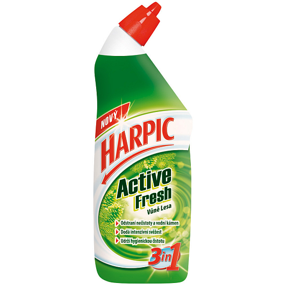 Harpic Active Fresh Duft von Holz Wc Flüssigreiniger 750 ml