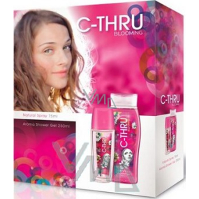C-Thru Blooming parfümiertes Deodorantglas für Frauen 75 ml + Duschgel 250 ml, Kosmetikset