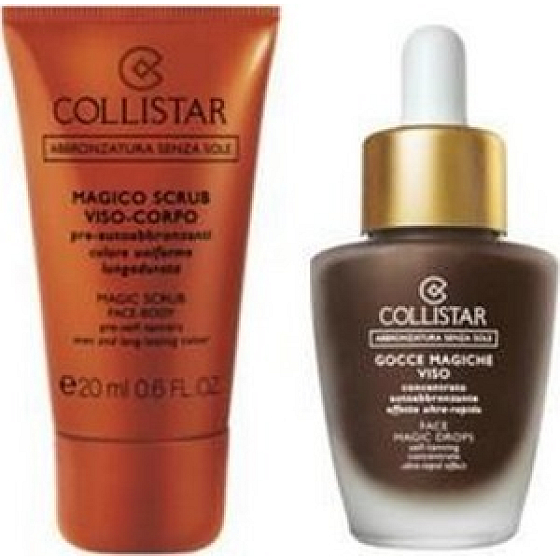 Collistar Gocce Magiche Viso magische Selbstbräunungstropfen 30 ml + Magico Scrub Peeling 20 ml