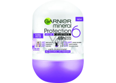 Garnier Mineral Protection 6 Floral Kuličkový Antiperspirant, 50 ml