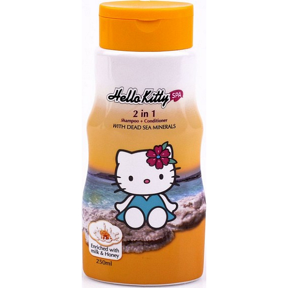 Hello Kitty Minerals aus dem Toten Meer 2in1 Shampoo und Conditioner für Kinder 250 ml
