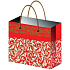 Anděl Geschenkpapiertüte 23 x 18 x 10 cm mit Goldprägung rot