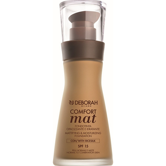 Deborah Milano Comfort Mat Foundation LSF15 Schminke 03 Karamellbeige 30 ml