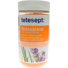 Tetesept Release Lavendel + Zitronengras entspannendes Meeresbadesalz 900 g