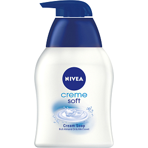 Nivea Creme Soft cremige Flüssigseife mit Spender, 250 ml