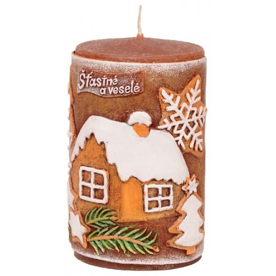 Kerzen Weihnachtslebkuchen Duftkerzenzylinder 60 x 100 mm