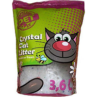 Silica Happy Cool Pet Meadow Fresh Hoch saugfähiger ökologischer Silikonstreu mit einem Duft für Katzen 3,6 l