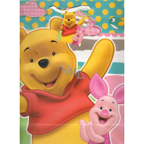 Ditipo Geschenk Papiertüte 26,4 x 12 x 32,4 cm Disney Winnie the Pooh, was für ein lustiger Tag!