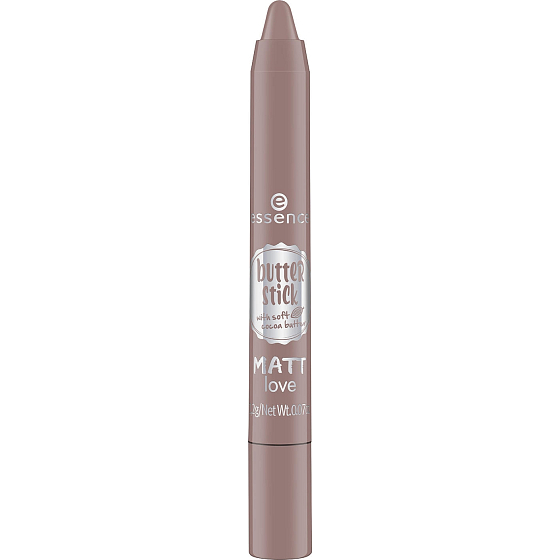 Essence Butter Stick Matt Love Lippenfarbe 02 Hot Cocoa 2,2 g
