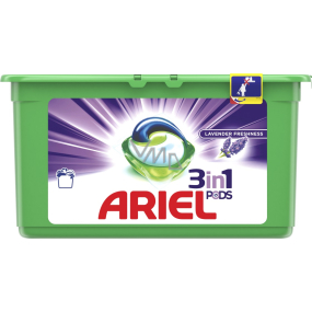Ariel 3in1 Lavendel Frische Gelkapseln zum Waschen von Kleidung 28 Stück 756 g