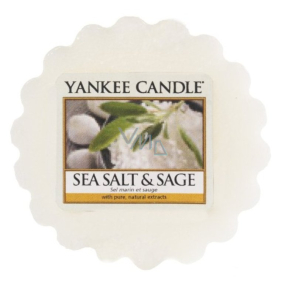 Yankee Candle Sea Salt & Sage - Aromalampe mit Meersalz und Salbei 22 g