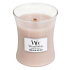 WoodWick Vanilla & Sea Salt - Vanille und Meersalz Duftkerze mit Holzdocht und Deckel Glas mittel 275 g