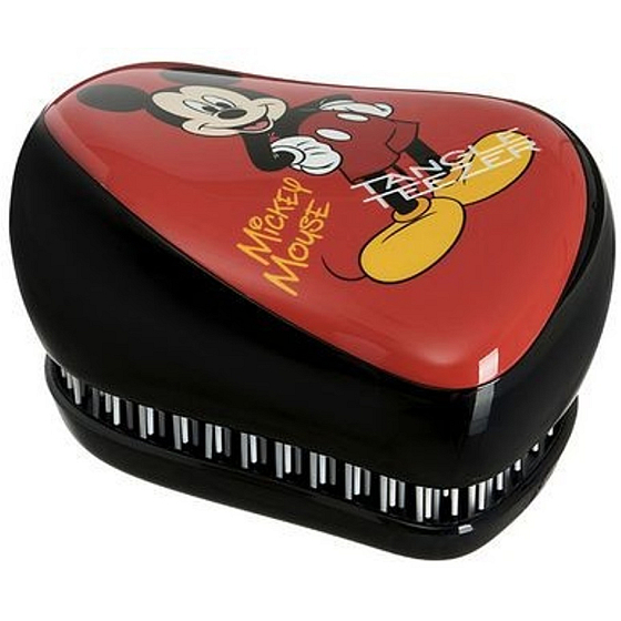 Tangle Teezer Compact Professionelle kompakte Haarbürste, Disney Mickey Mouse