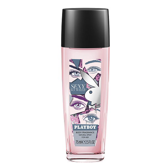 Playboy Sexy So What parfümiertes Deodorantglas für Frauen 75 ml