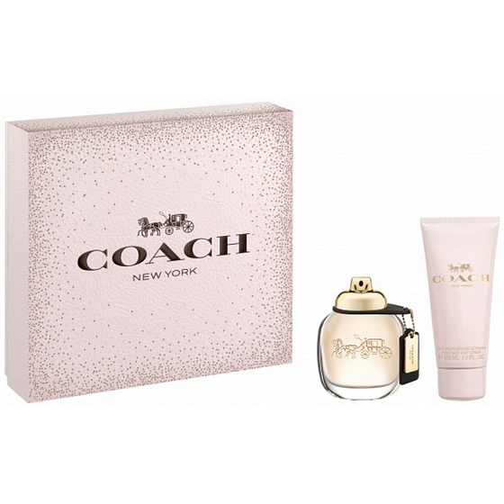 Coach Eau de Parfum parfümiertes Wasser für Frauen 50 ml + Körperlotion 100 ml, Geschenkset