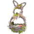 Weidenkorb mit Lavendel, Hasenform 29 cm