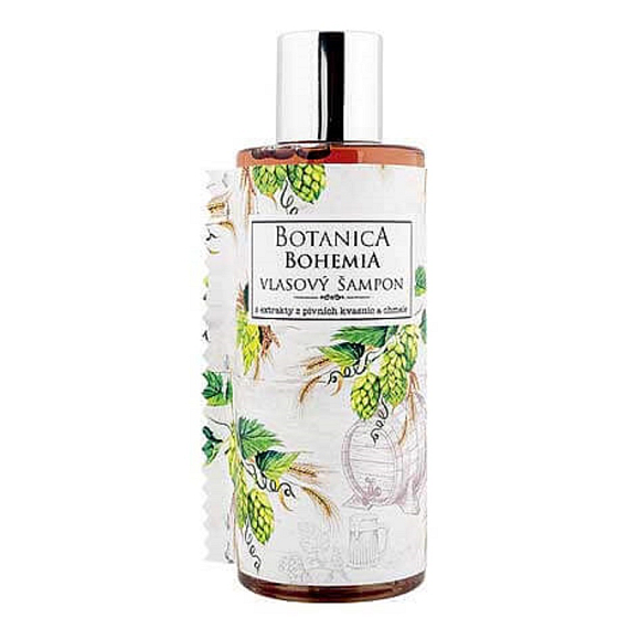 Bohemia Gifts Botanica Hopfen und Getreide Bier Shampoo für Haare 200 ml