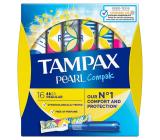 Tampax Compak Pearl Reguläre Frauentampons mit 16-teiligem Applikator