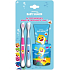 Pinkfong Baby Shark Zahnbürste 2 Stück + Zahnpasta 75 ml + Zahnbürstentiegel, Baby Kosmetik Set