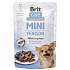 Brit Care Mini Venison Fillets In Gravy komplettes Super-Premium-Futter für erwachsene Hunde kleiner Rassen Beutel 85 g