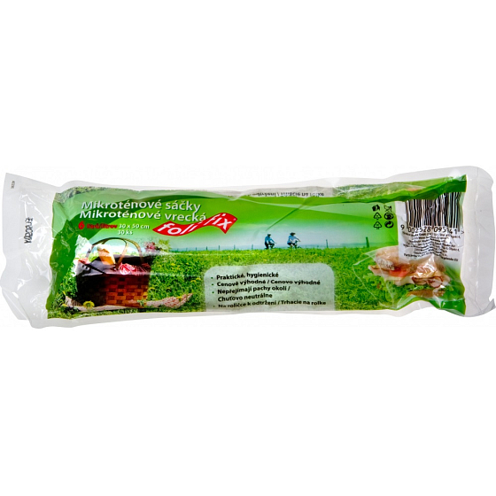 Folifix Food Bags Microtene Rollbeutel 7 µm, 6 Liter, 30 x 50 cm 30 Stück