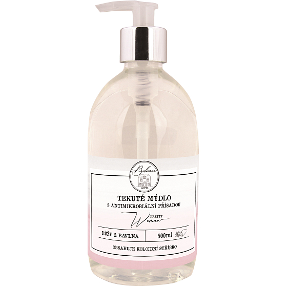 Bohemia Gifts Pretty Woman Flüssigseife mit antimikrobieller Zutat Spender 500 ml