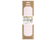 Apli Cut & Patch Papier für Servietten-Technik Sterne rosa Pastell 30 x 50 cm 3 Stück