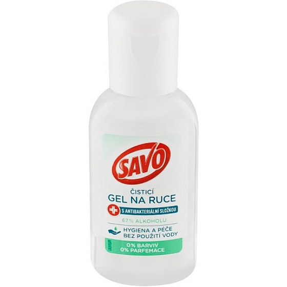 Savo Handreinigungsgel 67% Alkohol 50 ml