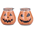 Bolsius Pumpkin Dekokerze im Glas 91 x 94 mm, verschiedene Motive