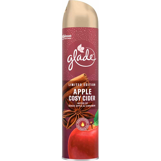 Glade Apple Cosy Cider mit dem Duft von heißem Apfelwein und duftendem Zimt-Lufterfrischer-Spray 300 ml