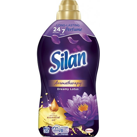 Silan Aromatherapy Dreamy Lotus konzentrierter Weichspüler 58 Dosen 1,45 l