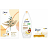 Dove Nourishing Care Argan Oil Duschgel 250 ml + Nourishing Moroccan Argan Oil cremige Toilettenseife mit Arganöl 90 g, Kosmetikset