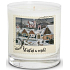 Nekupto Weihnachtskerze Josef Lada Winterlandschaft 7 x 7,5 cm