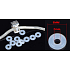 Silikonstopfeneinsatz - Gummisilikonstopfen, Bremse 2 x 6 mm, 10 Stück