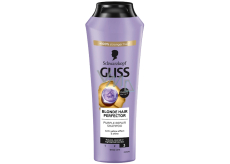 Gliss Kur Blonde Perfector Shampoo für natürlich gefärbtes oder aufgehelltes blondes Haar 250 ml