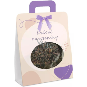 Albi Geschenk Tee Trendy in einer Box Schöner Geburtstag lila 50 g