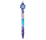 Colorino Gummierter Stift Frozen Snowflake weiß, blaue Mine 0,5 mm