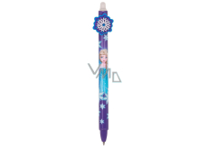 Colorino Gummierter Stift Frozen Snowflake weiß, blaue Mine 0,5 mm