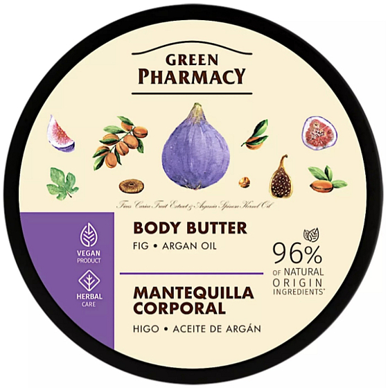 Green Pharmacy Feigen- und Arganöl Körperbutter 200 ml