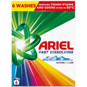 Ariel Waschmittel Color 6 Wäschen, 330 g