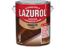 Lazurol Topdecor S1035 tenkovrstvá lazura na dřevo T020 kaštan, 2,5 l