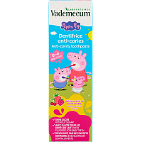 Vademecum Peppa Pig Rote Frucht Kinderzahnpasta 0–6 Jahre, 50 ml